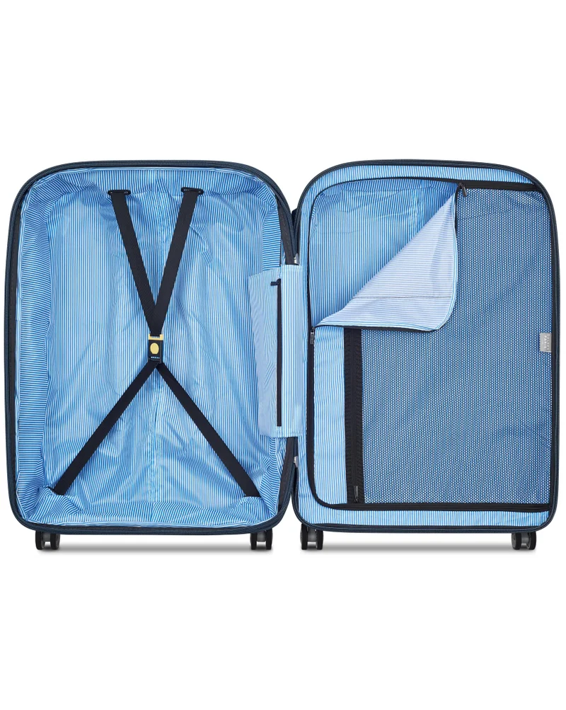 DELSEY Paris  Clavel 70 Cm Expandable 4-Double Wheeled Check-In Luggage Trolley (Recycled) - Blue Jean  | Best Price UAE